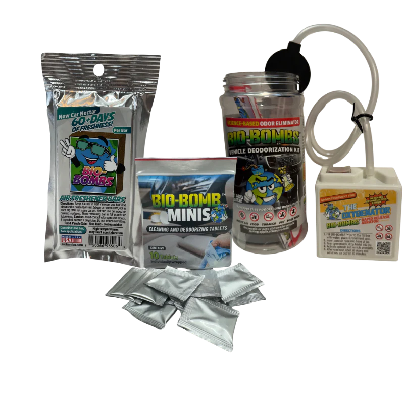 Bio-Bombs IAQ Reset Starter Kit - Vehicle Air Purifier Set