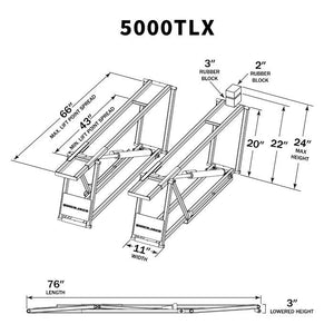 QuickJack 5000TLX Extended Portable Car Lift