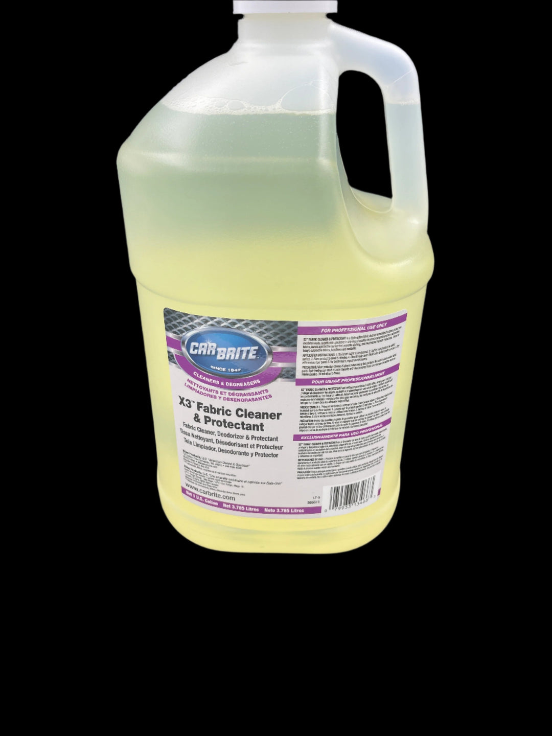 Car Brite X3 Fabric Cleaner 1 Gal