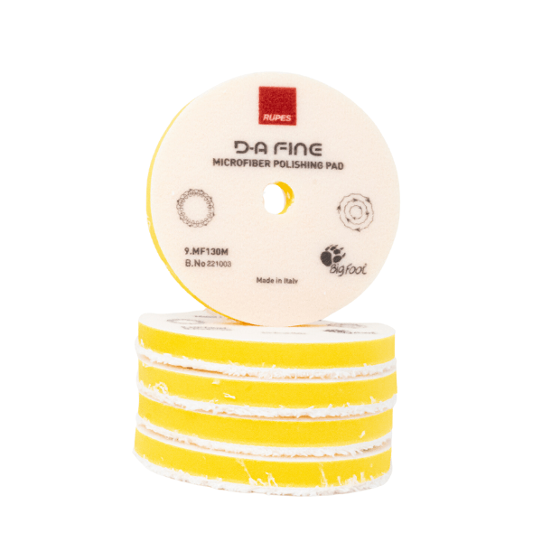 RUPES D-A Fine Polishing Microfiber Pad (Yellow)