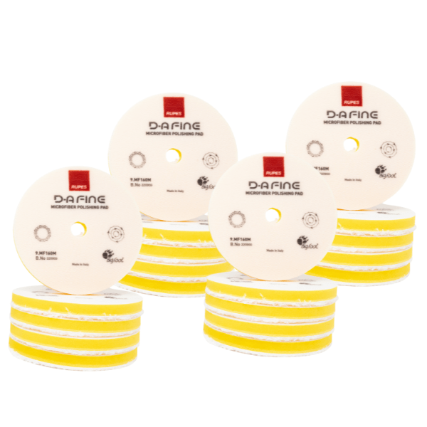 RUPES D-A Fine Polishing Microfiber Pad (Yellow)