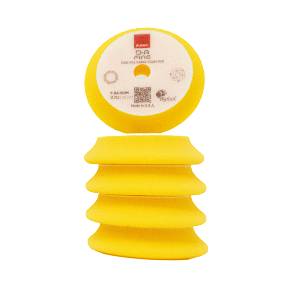 RUPES D-A Fine High Performance Foam Polishing Pad (Yellow)