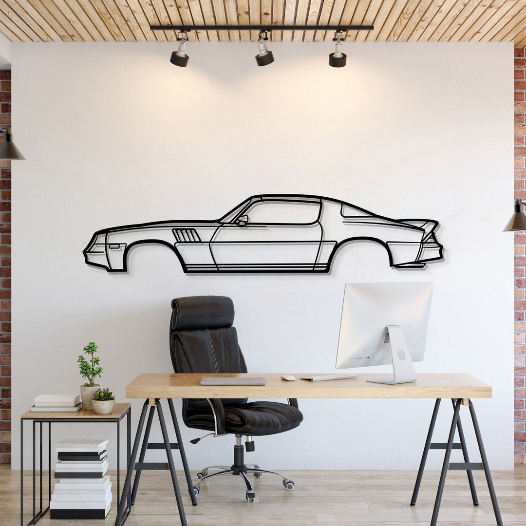 1978 Camaro Z28 Metal Car Wall Art - MT0181