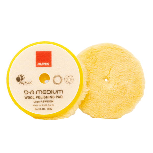 RUPES Yellow DA Medium Polishing Wool Pad
