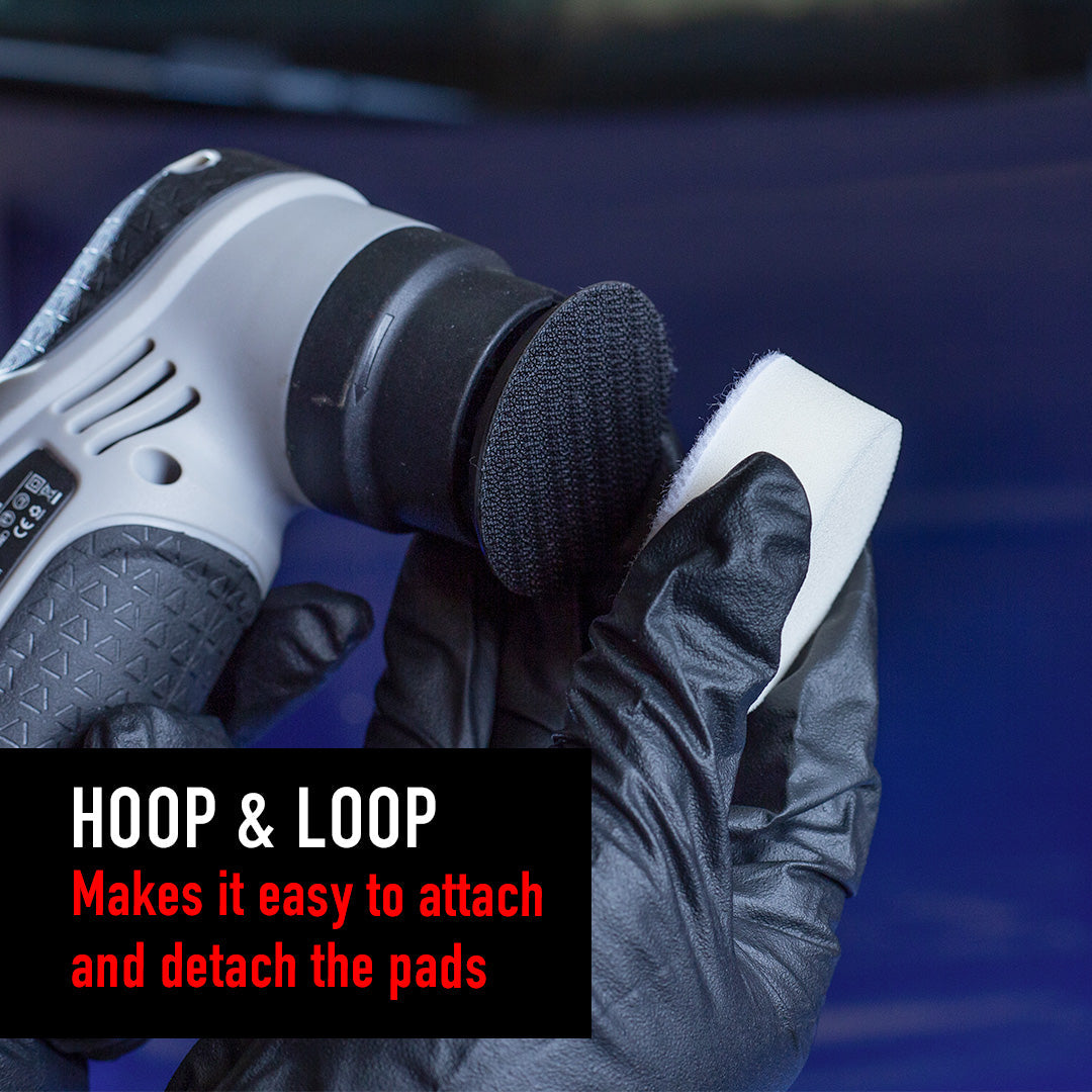 Foam Car Polishing Pads Kit - 1in, 2in, 3in (6 Pack)