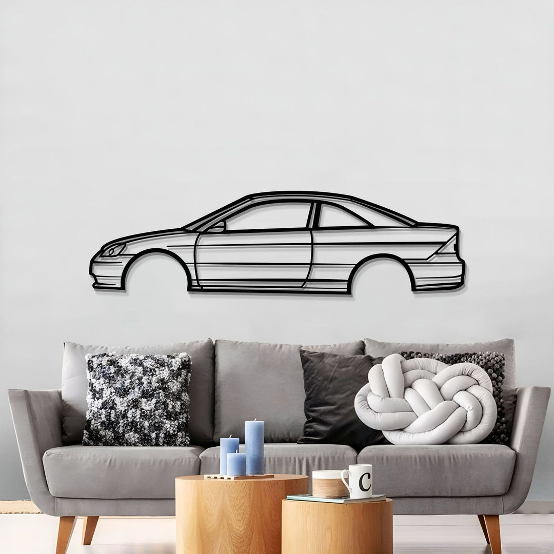 2001 Civic EX Metal Car Wall Art - MT0287