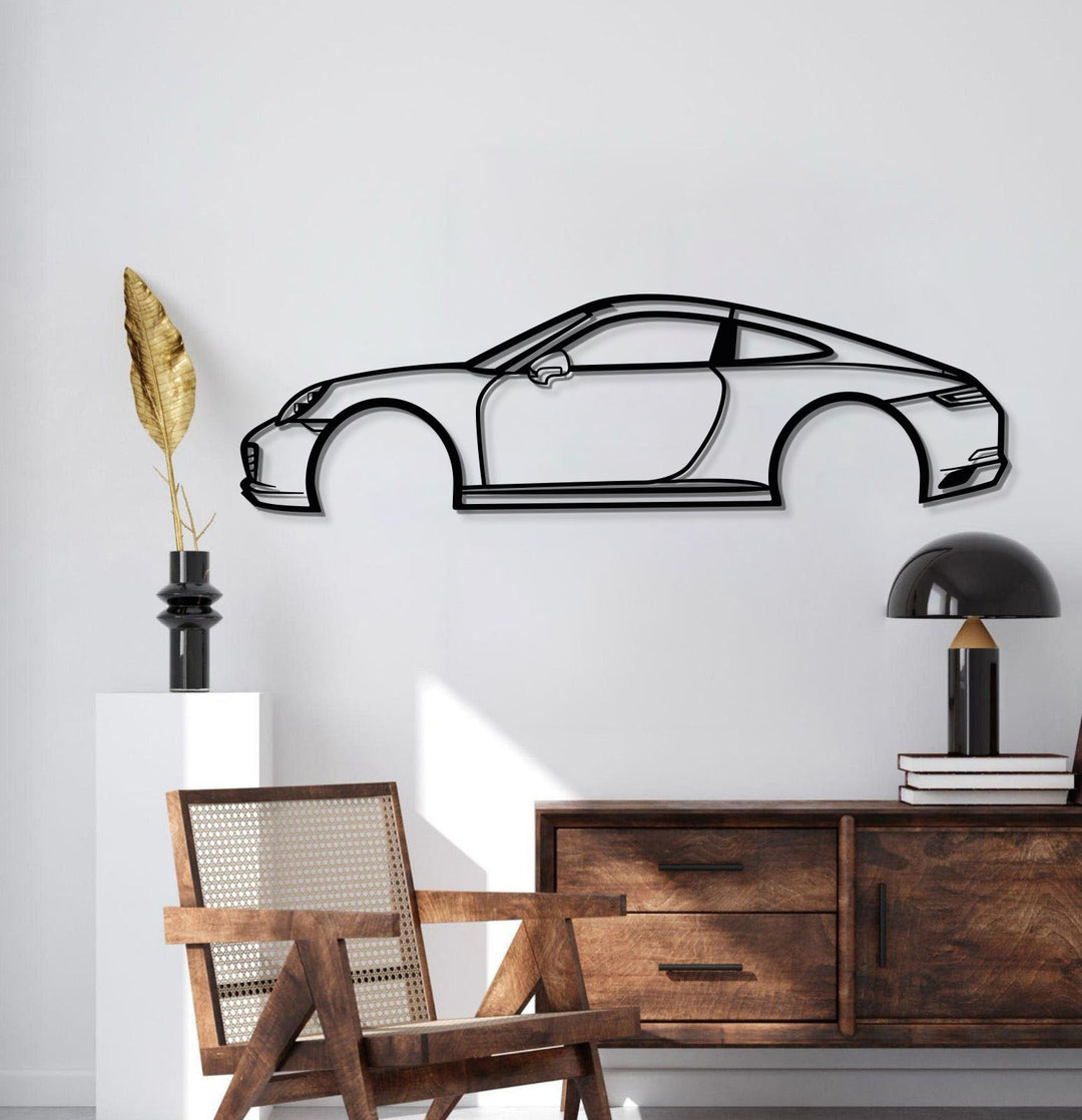 Carrera 911 Metal Car Wall Art - MT0577