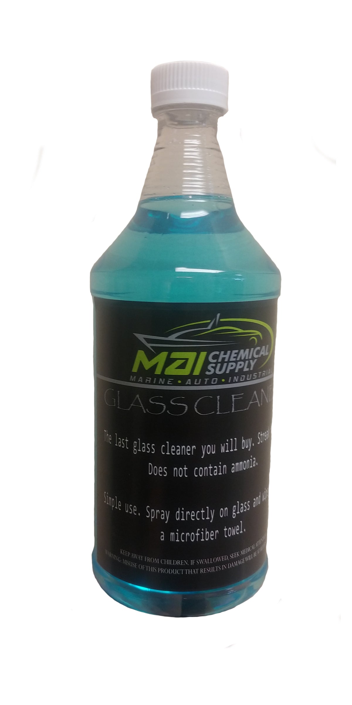 MAI Chemical Glass Cleaner – Streak Free, Ammonia Free