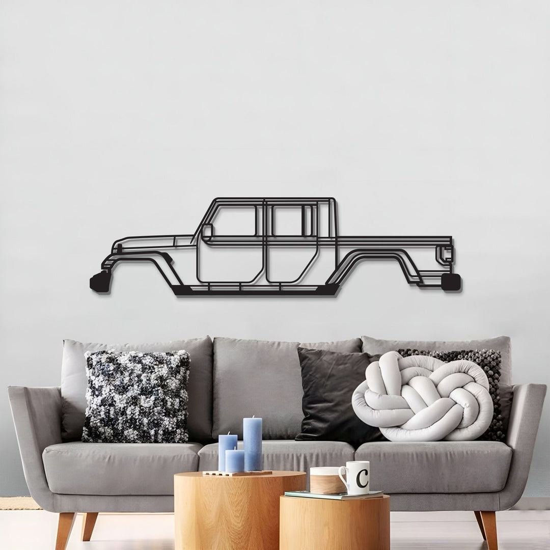 2020 Gladiator JT Metal Car Wall Art  - MT0708