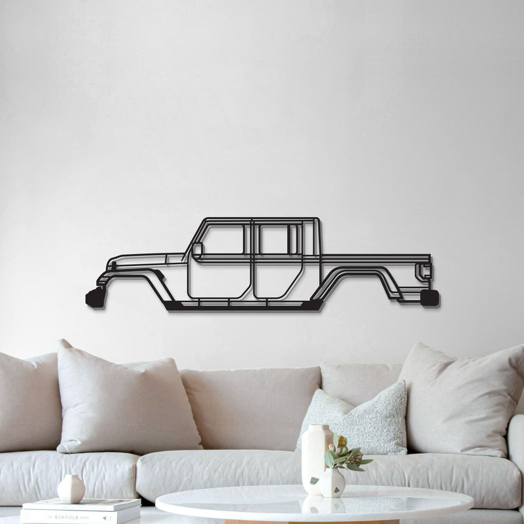 2020 Gladiator JT Metal Car Wall Art  - MT0708