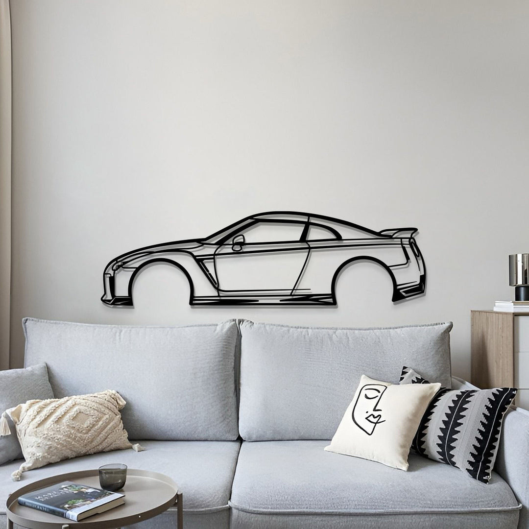 GT-R R35 Metal Car Wall Art - MT1064