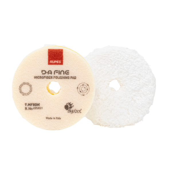 RUPES D-A Fine Polishing Microfiber Pad (Yellow)