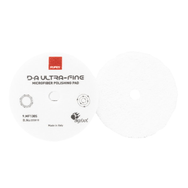 RUPES D-A Ultra-Fine Microfiber Pad (White)