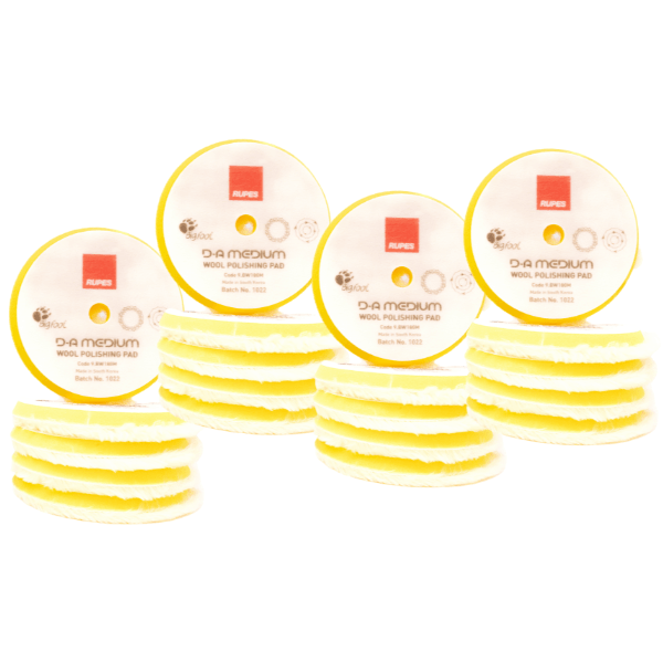 RUPES Yellow DA Medium Polishing Wool Pad