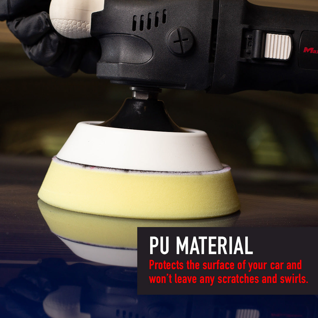 Firm Foam Rotary Polisher Backing Plates - 2in, 3in, 5in, 6in