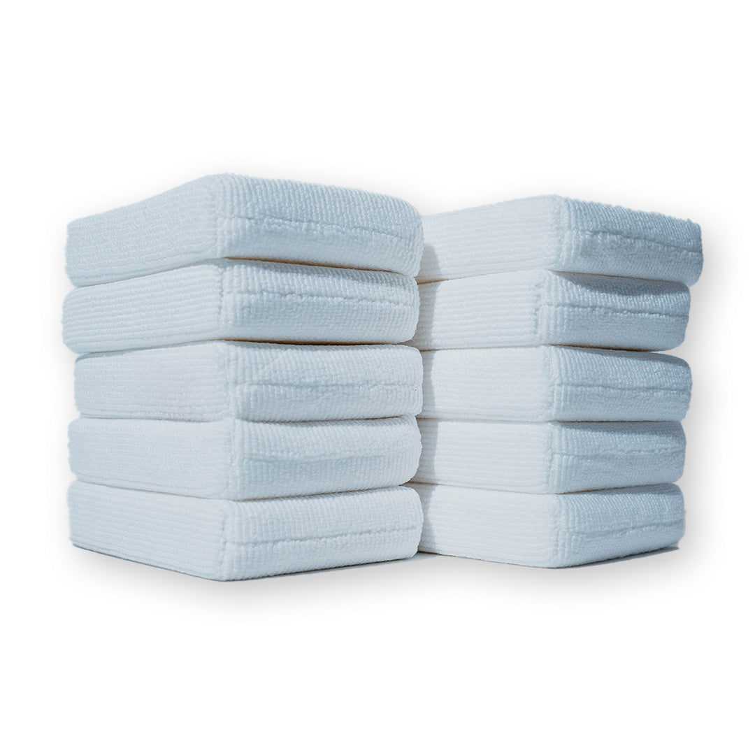 AUTOFIBER Thin Saver Applicator Terry Microfiber Coating Applicator Sponge w/ Plastic Barrier