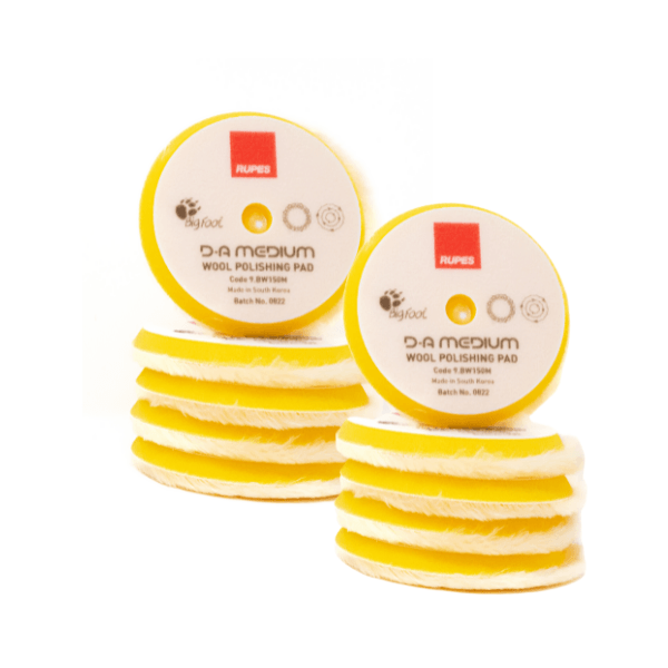 RUPES Yellow DA Medium Polishing Wool Pad
