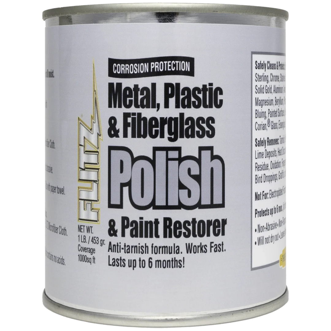 Flitz Metal Polish Paste 1Ib Jar