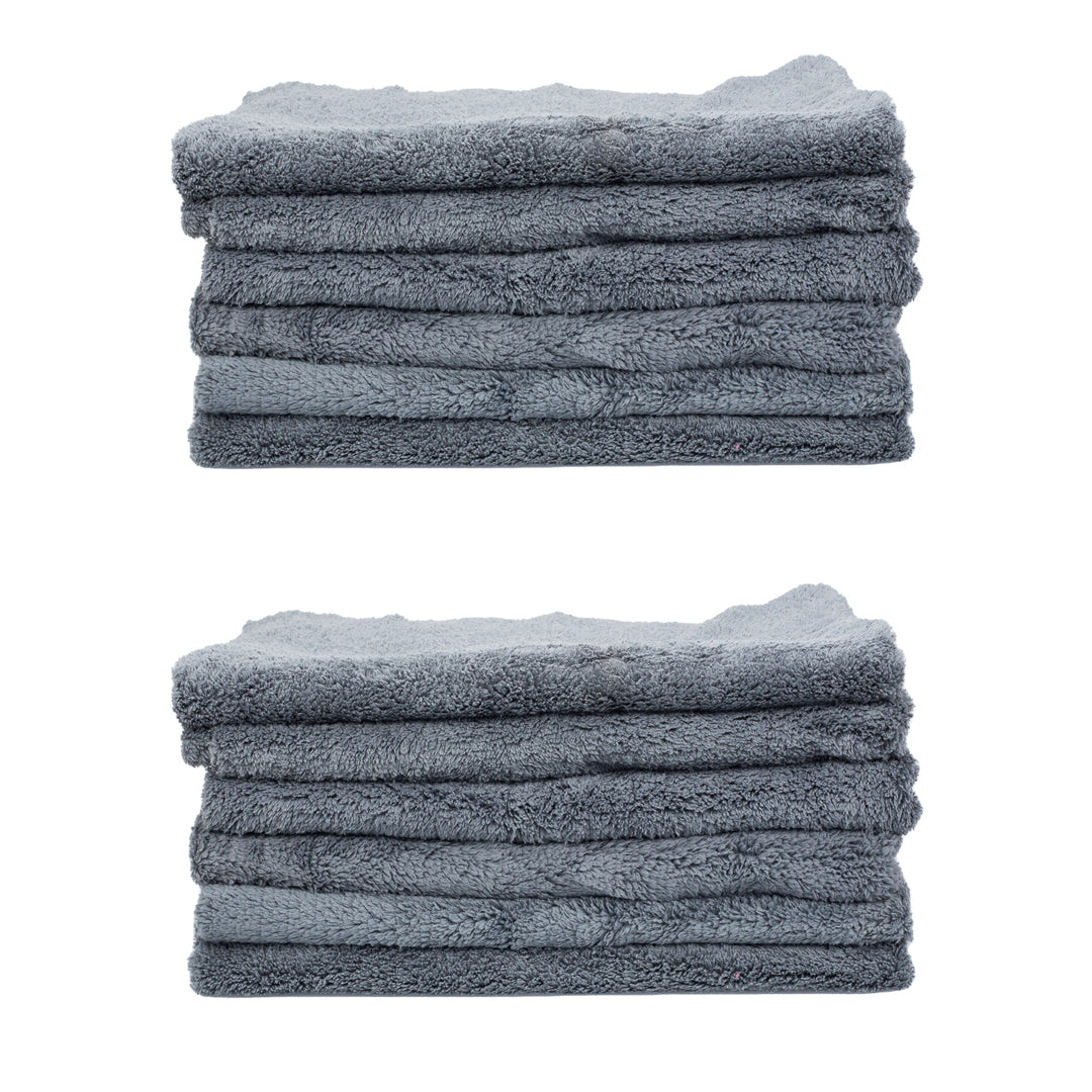 Microfiber Cleaning | 600GSM Plush Microfiber Buffing Towel