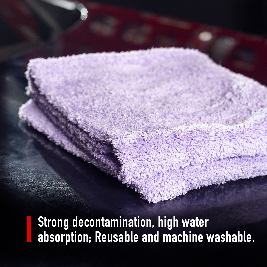 Microfiber Cleaning | 600GSM Plush Microfiber Buffing Towel