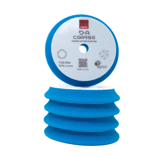RUPES D-A Coarse High Performance Foam Cutting Pad (Blue)