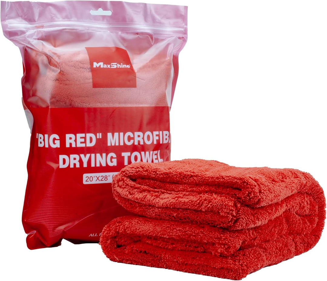 1000GSM "Big Red" Drying Microfiber Towel