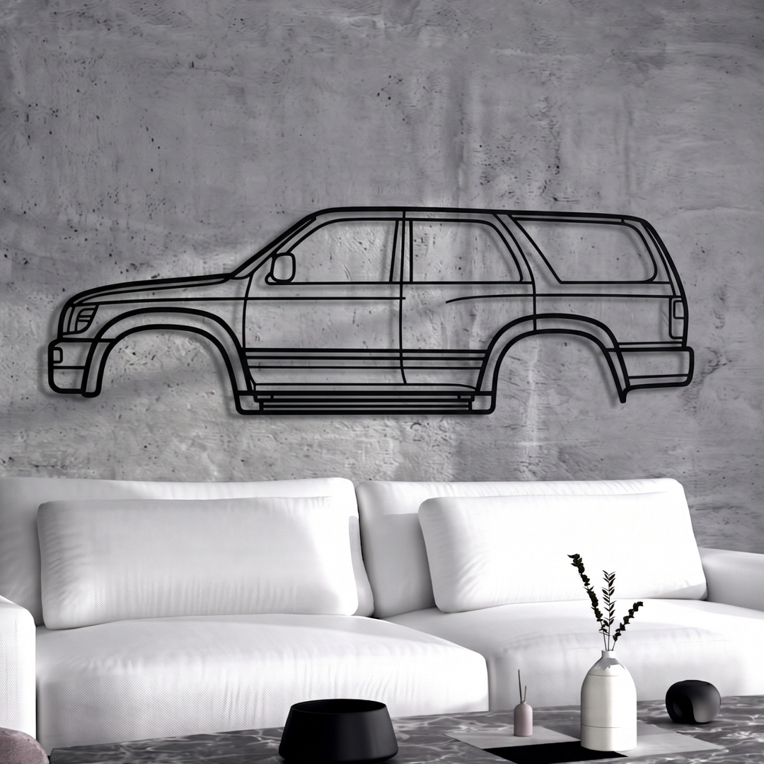 1996 4Runner 3rd Gen (N180)  Metal Car Wall Art - MT0257