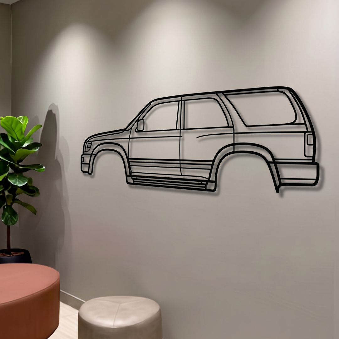 1996 4Runner 3rd Gen (N180)  Metal Car Wall Art - MT0257