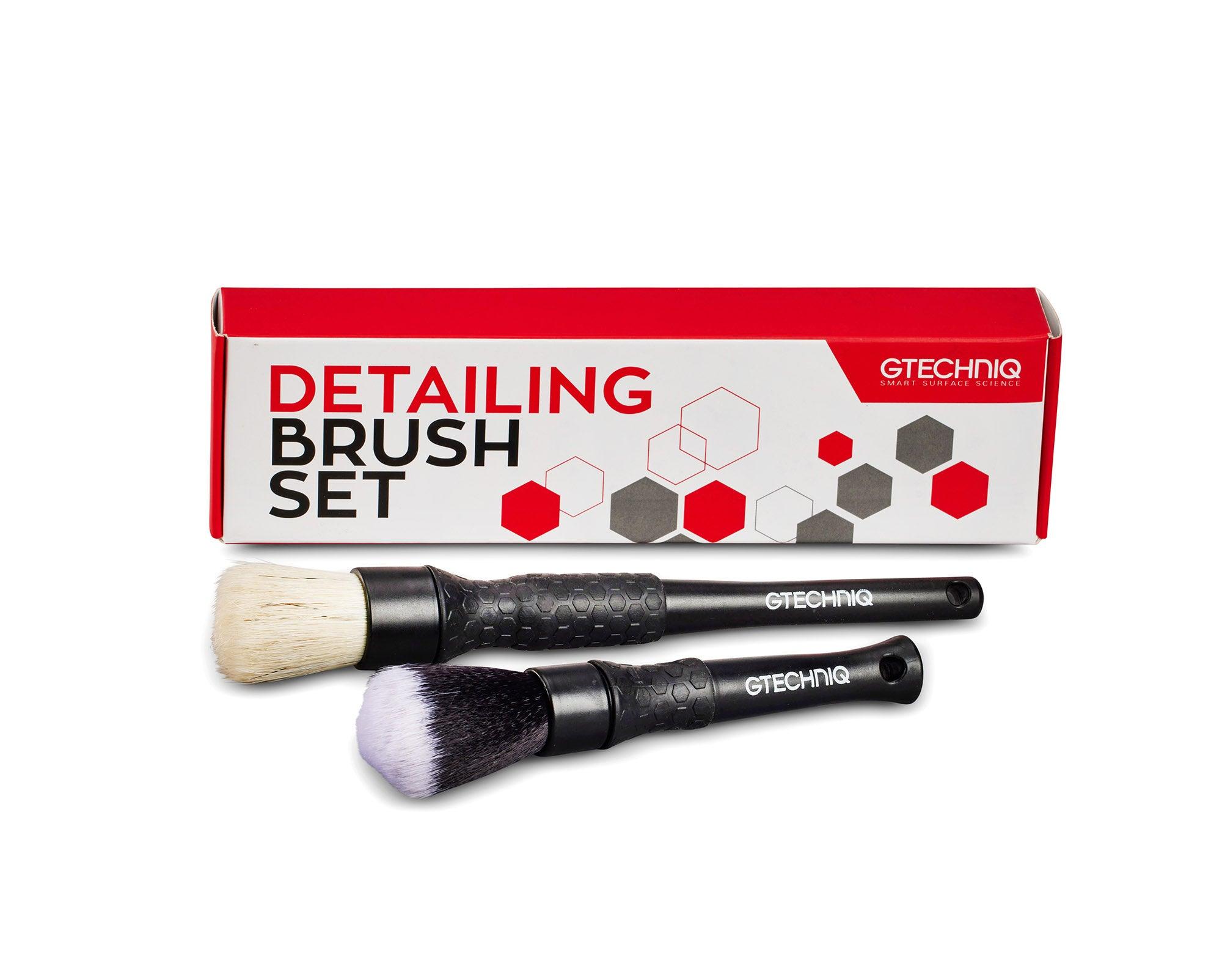GTECHNIQ Automotive Detailing Brush Set – Interior & Exterior Cleaning