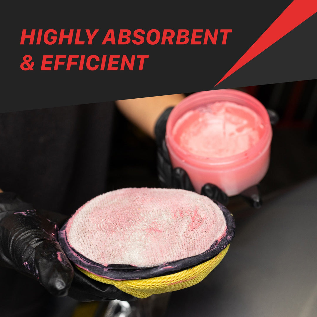 Pocket Grip Thick Microfiber Car Wax Pad