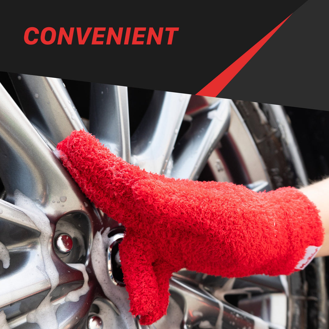 Plush Microfiber Cleaning Gloves