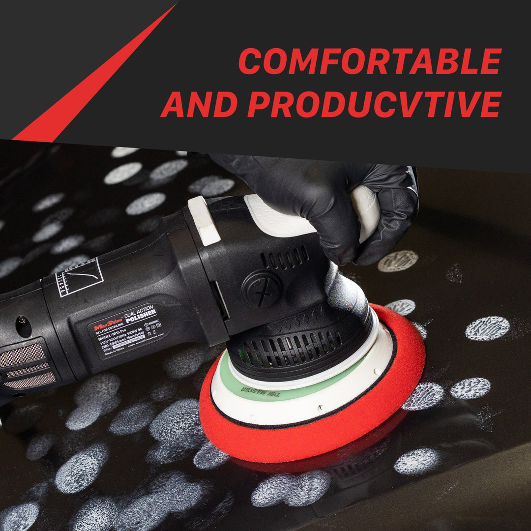 Dual Action Orbital Polisher | M15 Pro - 5in Plate, 15mm Throw, 1000W
