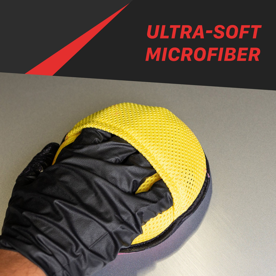 Pocket Grip Thick Microfiber Car Wax Pad