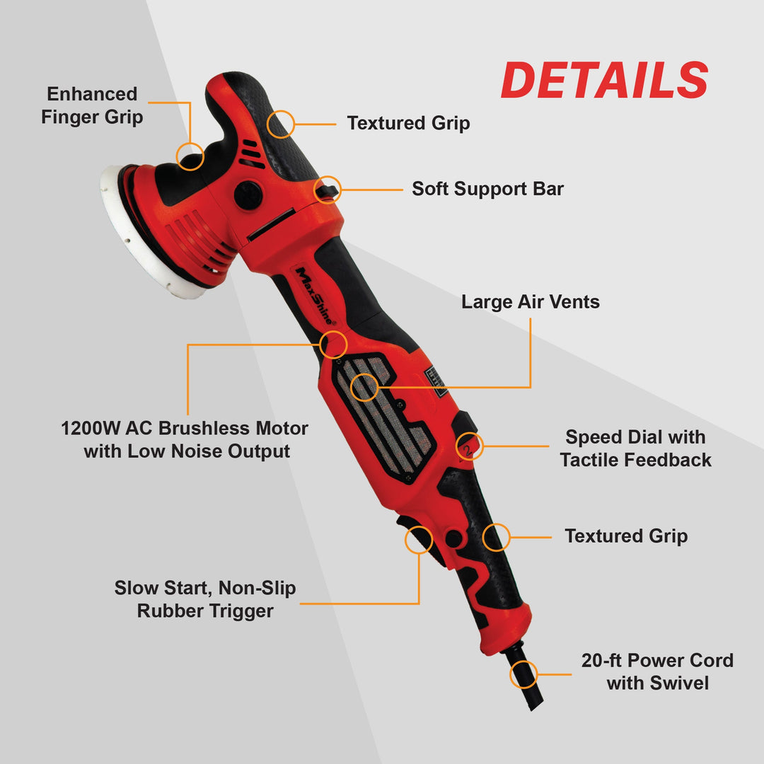 MB21 Pro 21mm Dual Action Brushless Car Polisher