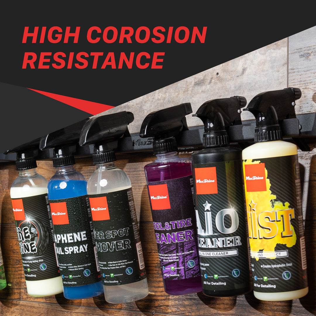 Trigger Bottle Holder | Spray Bottle Hanger - 8 Bottles