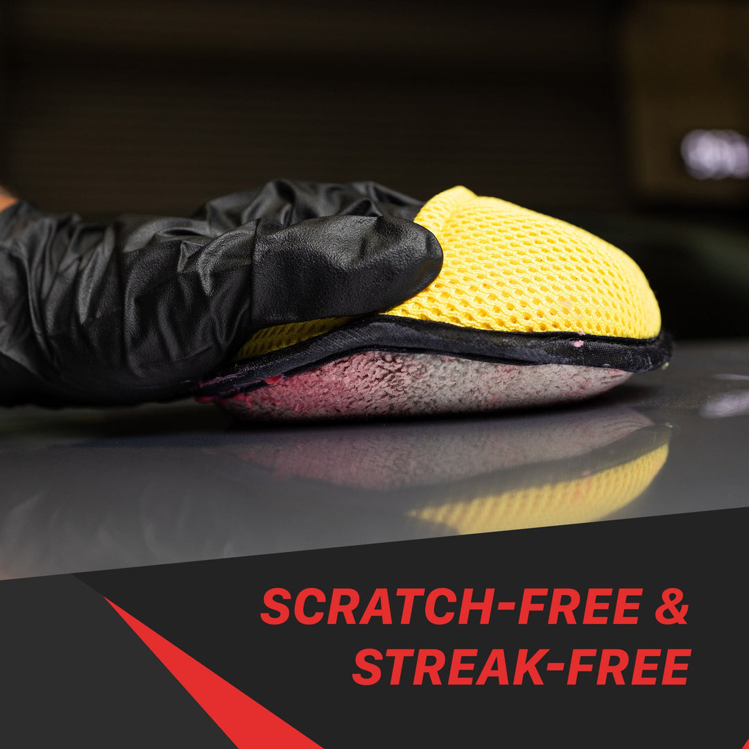 Pocket Grip Thick Microfiber Car Wax Pad