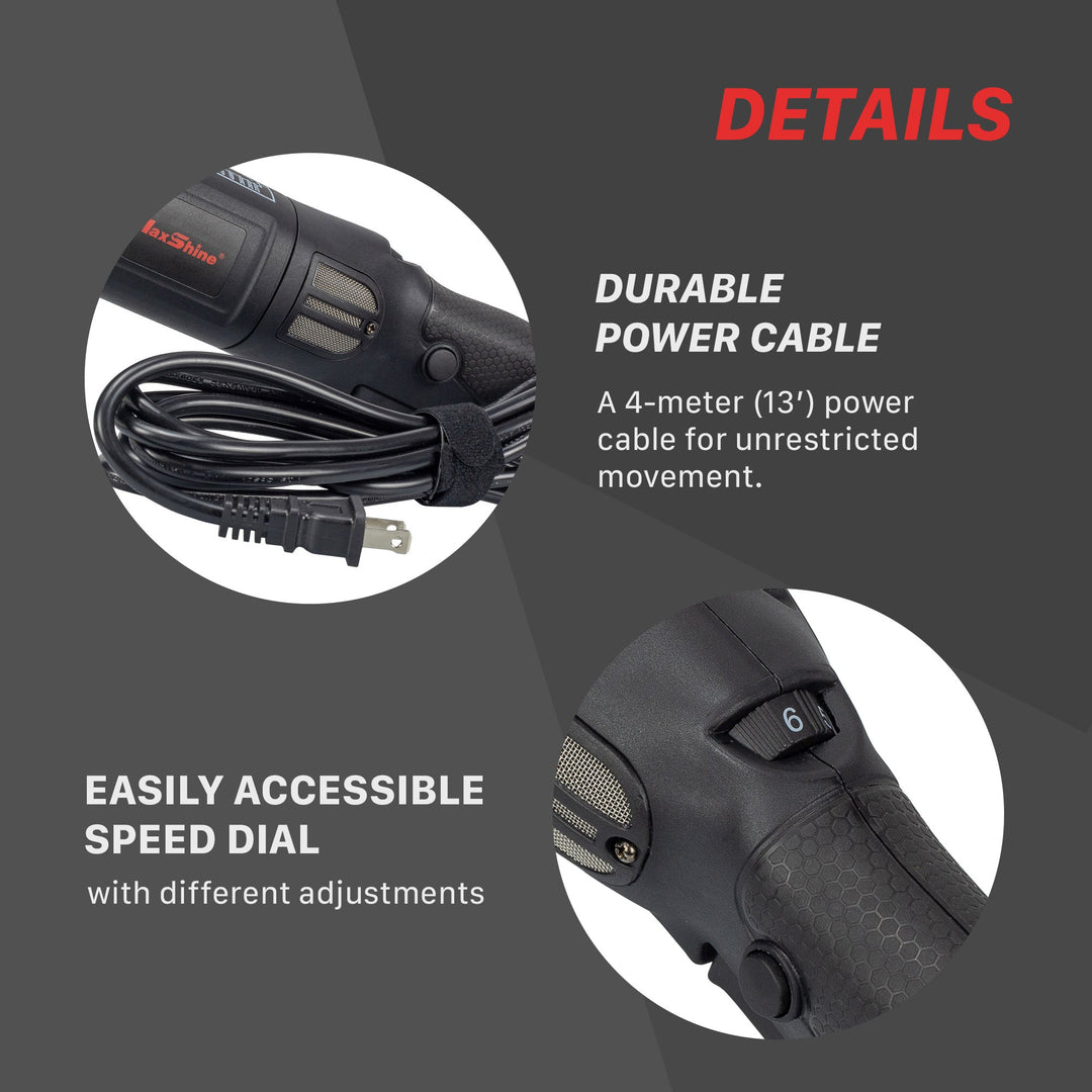 Random Orbital Polisher | M21 Pro - 6in Plate, 21mm Throw, 1000W