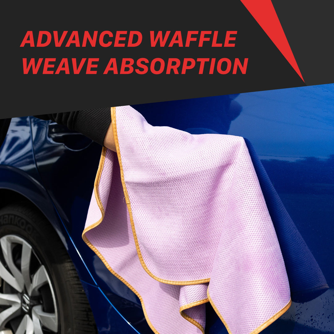 Absorbent Microfiber Towels | 500GSM Mesh Microfiber Drying Towel - 3 Pack