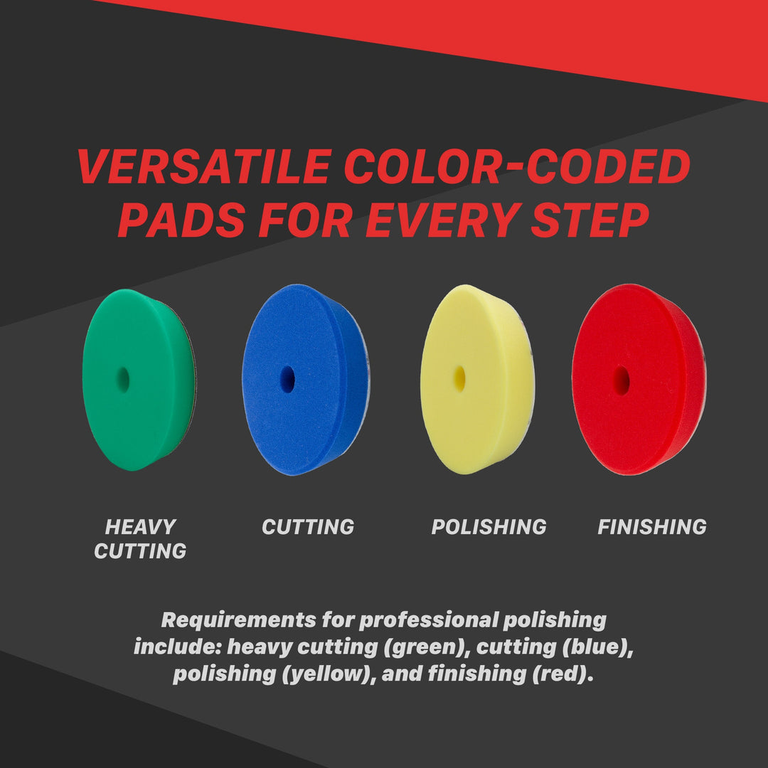 Car Polisher Pads | High Profile Foam Pads - 5in, 6in