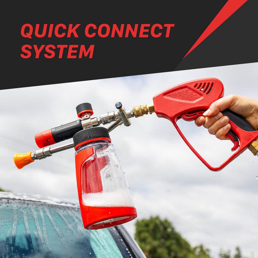 Dual Lance Pressure Washer Wand | Foam and Wash 2 in 1 System