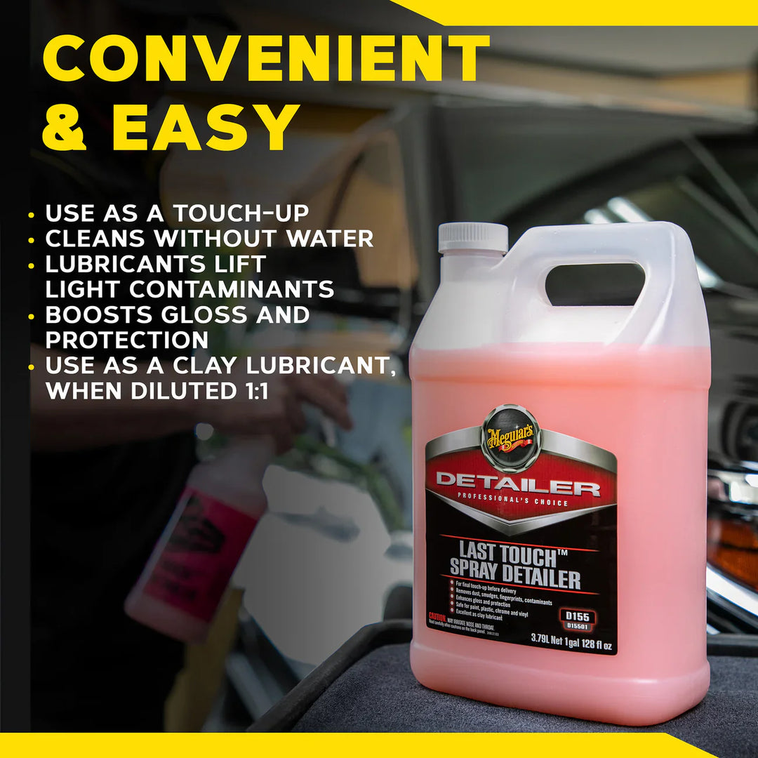 Meguiar's Last Touch Showroom Shine – D155 Spray Detailer (1 Gallon)
