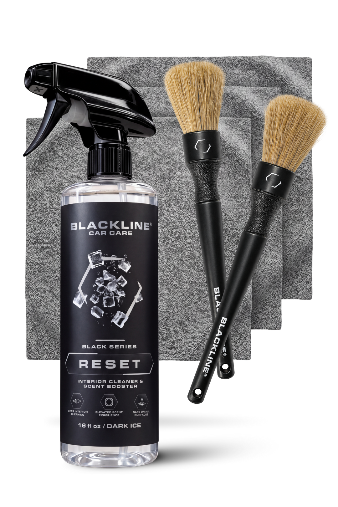 BLACKLINE® BOAR'S HAIR BRUSH SET