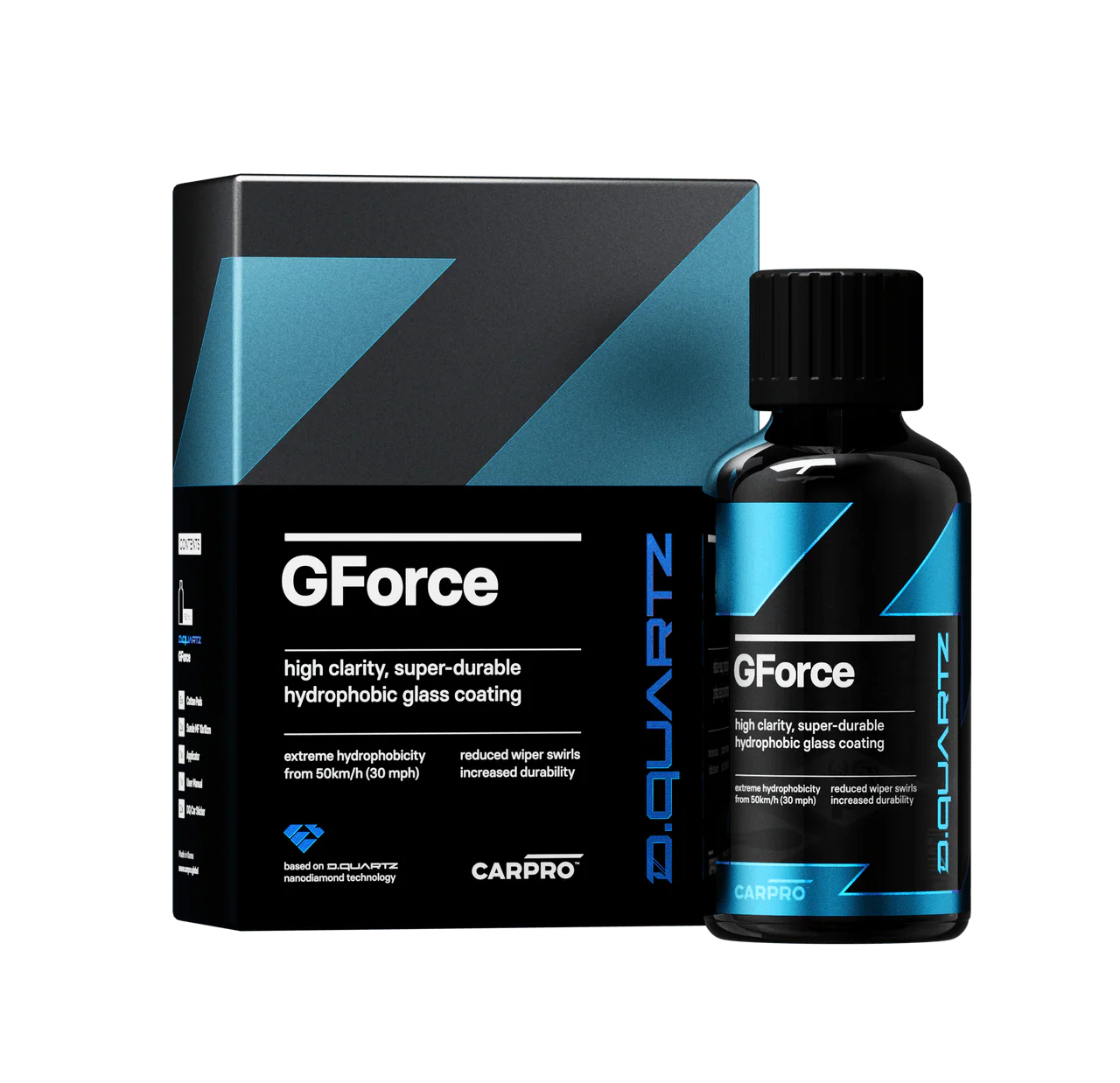 CARPRO DQUARTZ GFORCE GLASS COATING w/ Eraser (10ml)