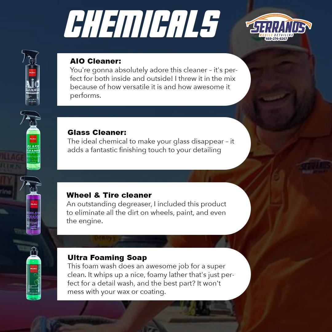 Serranos Mobile Detailing Car Cleaning Kit