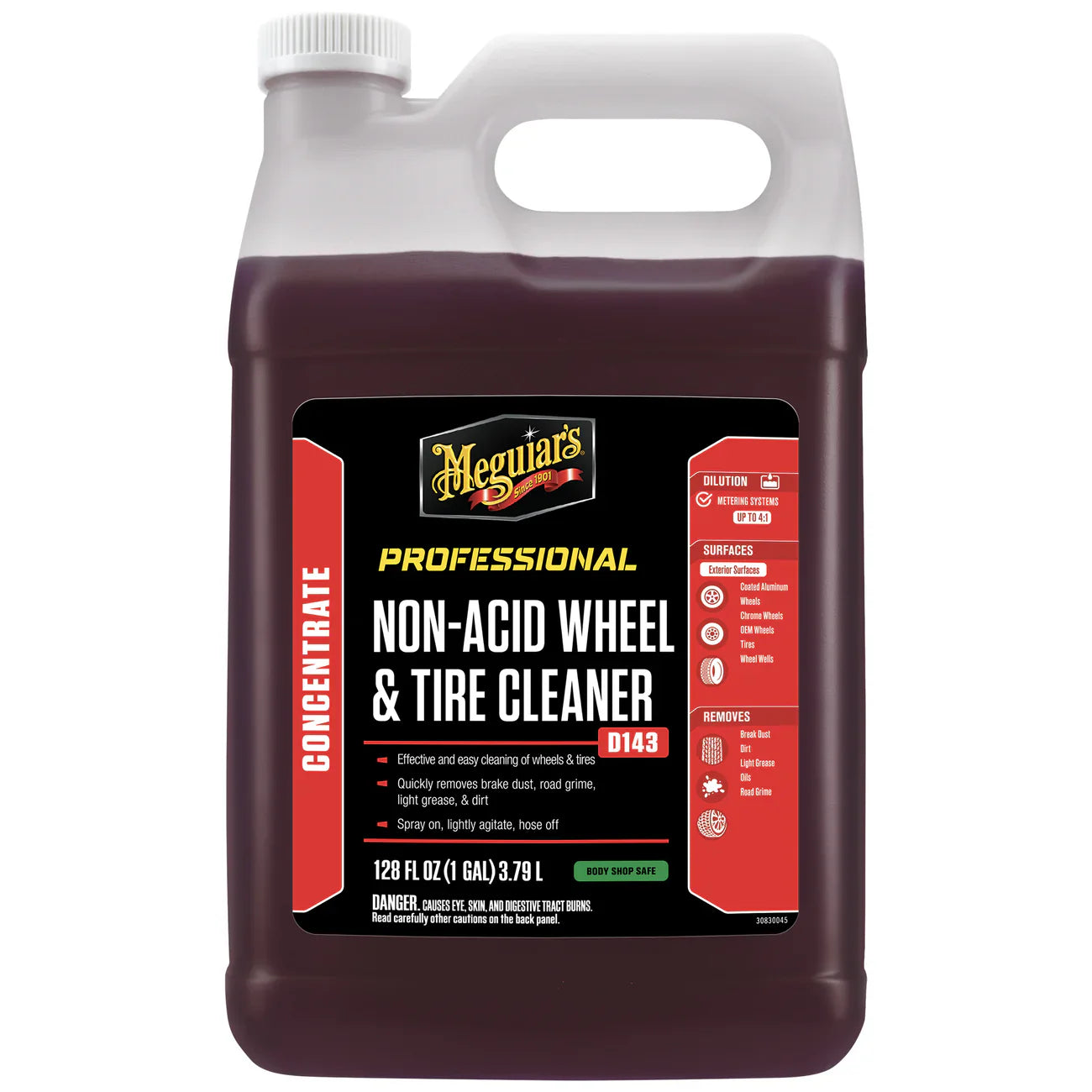 Meguiar's D143 Non-Acid Wheel & Tire Cleaner – Powerful, Safe, and Fast Acting