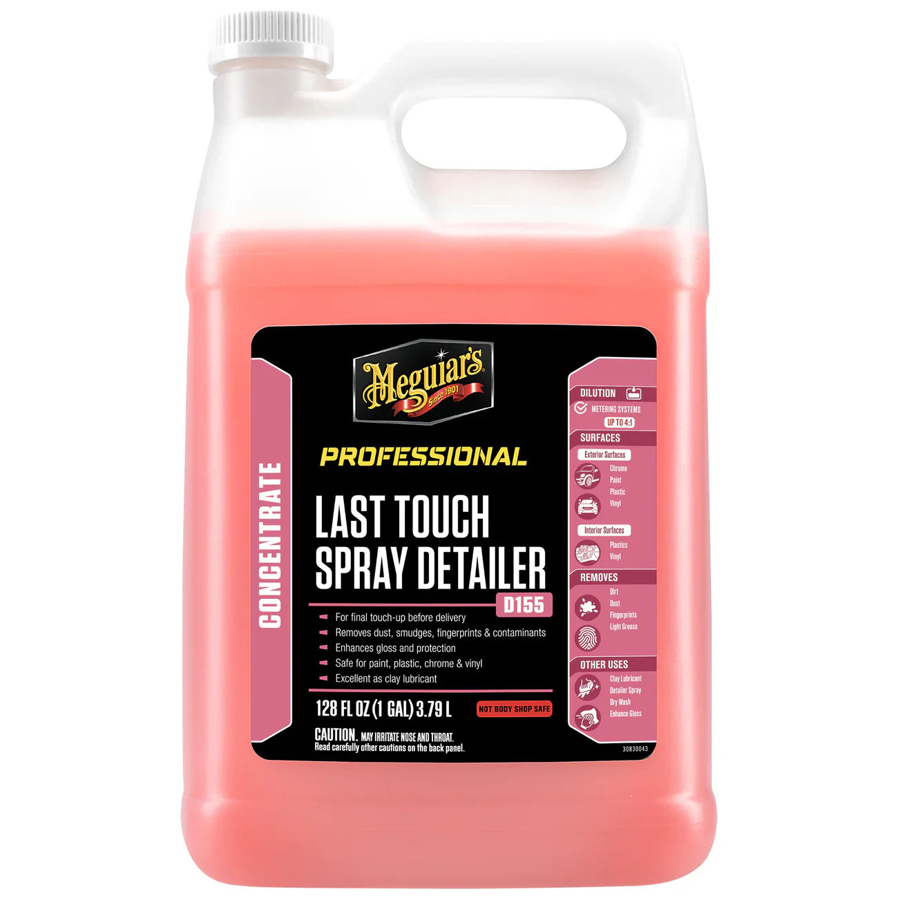 Meguiar's Last Touch Showroom Shine – D155 Spray Detailer (1 Gallon)