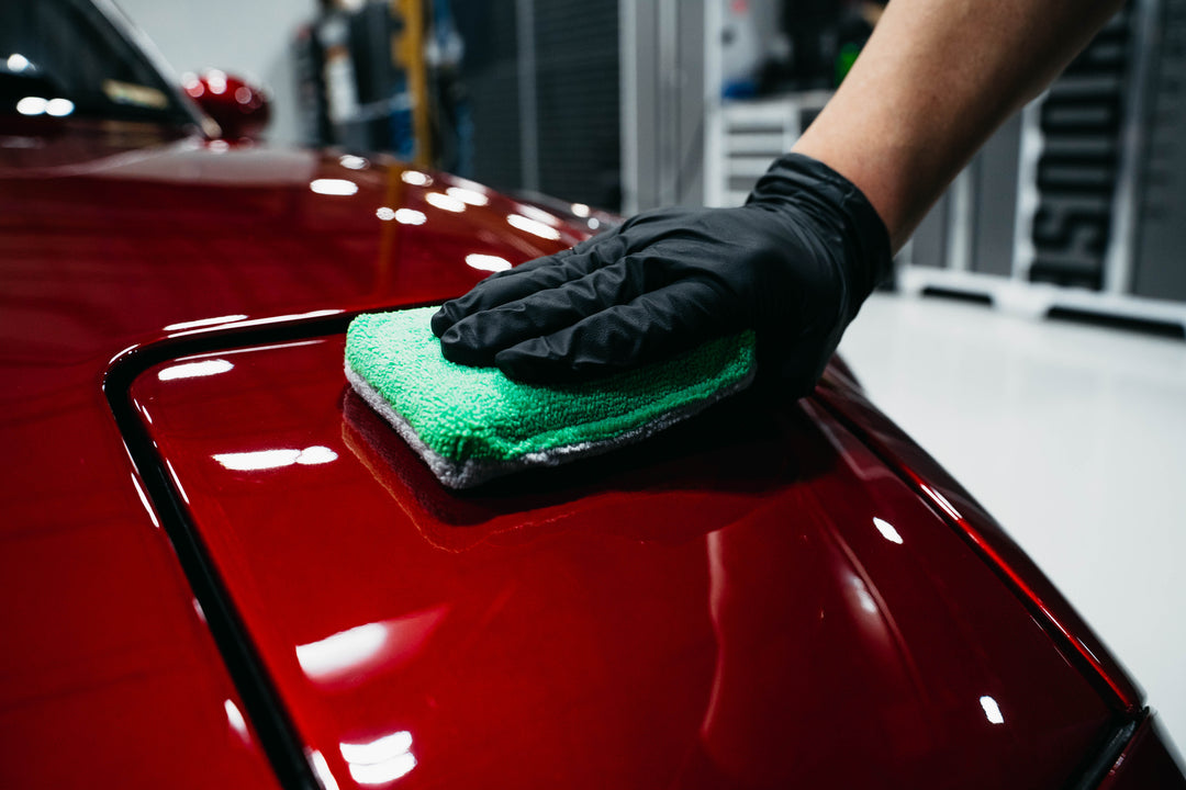 AUTOFIBER Thin Saver Applicator Terry Microfiber Coating Applicator Sponge w/ Plastic Barrier