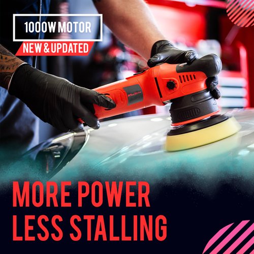Dual Action Polisher For Car Detailing | M8S V2 - 5in Plate, 8mm Throw, 1000W