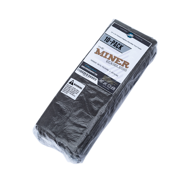 The Miner Microfiber Polishing Towels – 10 Pack