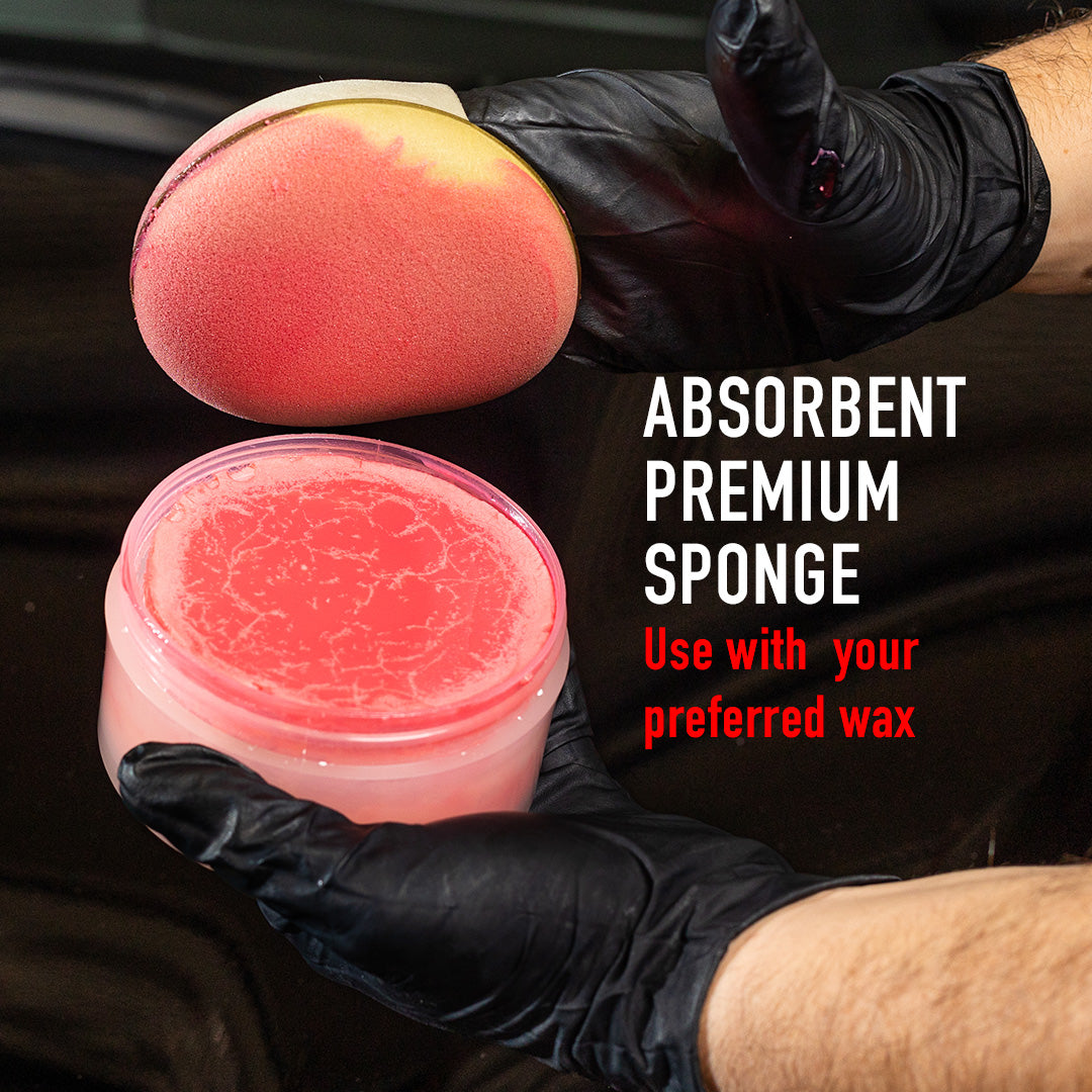 Finger Hold Foam Wax Applicator - 2 Pack